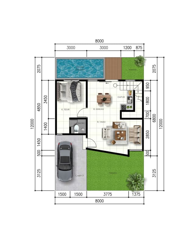 Dekat Bandara Adisucipto Dijual Rumah Free Kolam Renang Dekat Bandara Adisucipto Dijual Rumah Free Kolam Renang di Kabupaten Sleman — foto 2 dari 5