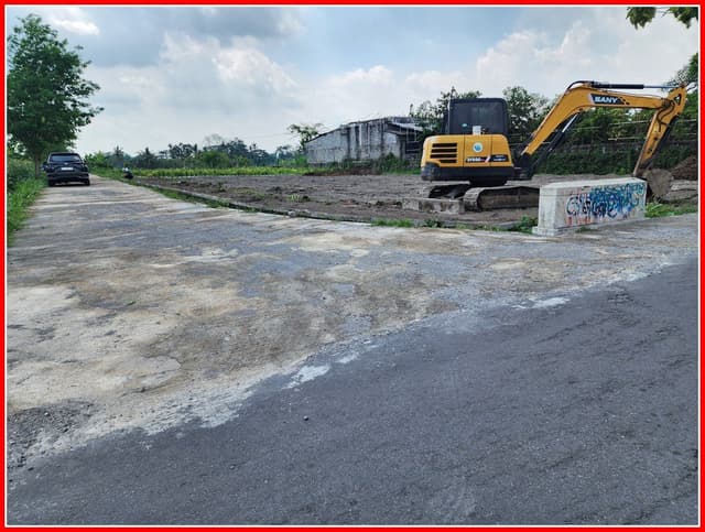 Dekat Kampus MM UGM, Tanah dijual Jogja Siap AJB di Kabupaten Sleman — Rp 3,5 jt/m²