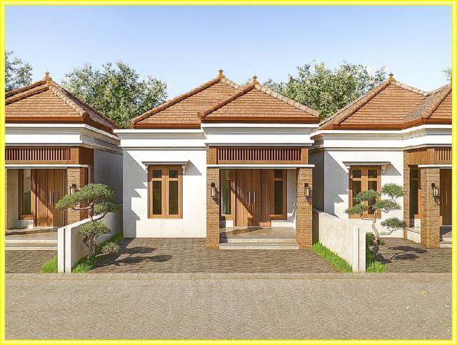 Dekat Pemda Kulonprogo, Rumah dijual Jogja Barat : Bali Style di Kabupaten Kulon Progo — Rp 517 jt