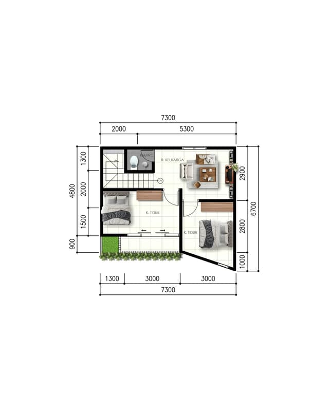 Kaliurang Km 13 Jogja, Rumah 2 Lantai Industrial Modern, SHM Kaliurang Km 13 Jogja, Rumah 2 Lantai Industrial Modern, SHM di Kabupaten Sleman β foto 3 dari 9