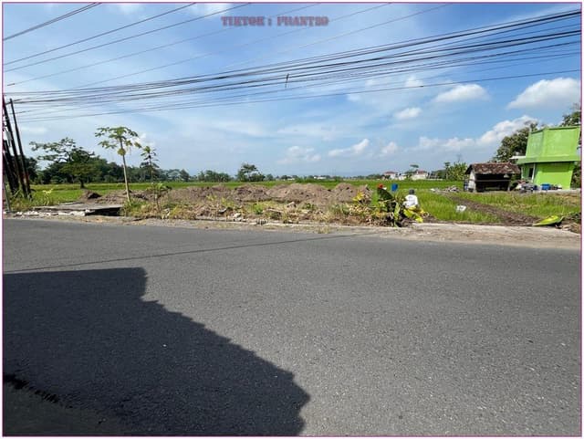 Maguwoharjo dekat kampus UNRIYO tajem tanah 3 jtan tepi aspal di Kabupaten Sleman — foto 3 dari 4