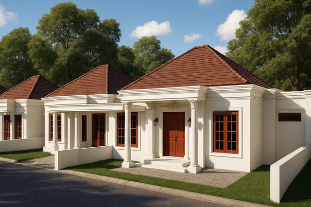 Model Classic Type 50 Rumah Murah Jogja di Kulon Progo Dekat Pantai Glagah di Kabupaten Kulon Progo — Rp 496 jt