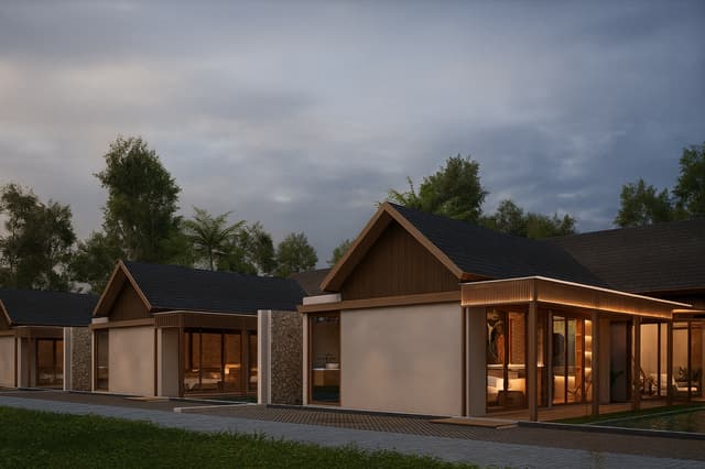 Radmilla Villa’s I, villa cantik dengan view Merapi, 100m dari Kopi Klotok Jogja di Kabupaten Sleman — Rp 2 M
