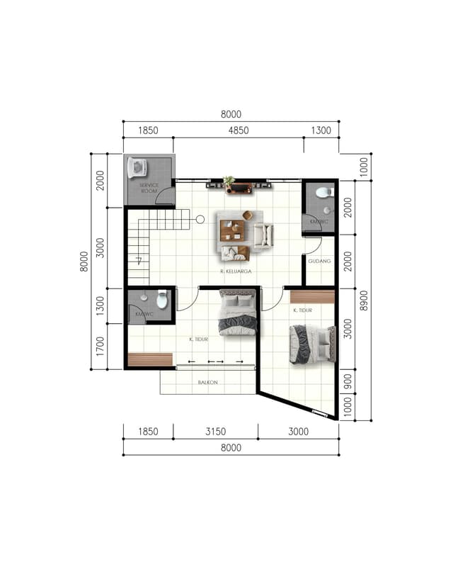 Rumah 2 lantai di Jl kaliurang km 9 cocok hunian dan investasi Rumah 2 lantai di Jl kaliurang km 9 cocok hunian dan investasi di Kabupaten Sleman β foto 5 dari 6