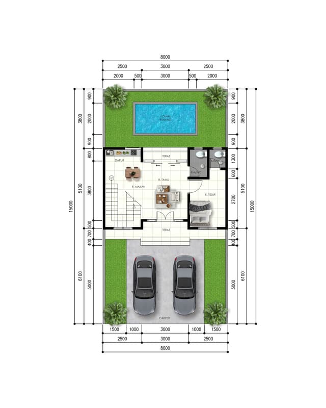 Rumah 2 Lantai Minimalis – Dekat AMPLAZ Mall Rumah 2 Lantai Minimalis – Dekat AMPLAZ Mall di Kabupaten Sleman — foto 2 dari 5
