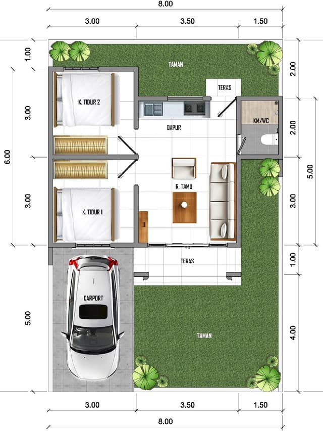 Rumah Dijual Jogja Tempel Sleman Model Classic Lokasi Strategis di Kabupaten Sleman — foto 4 dari 6