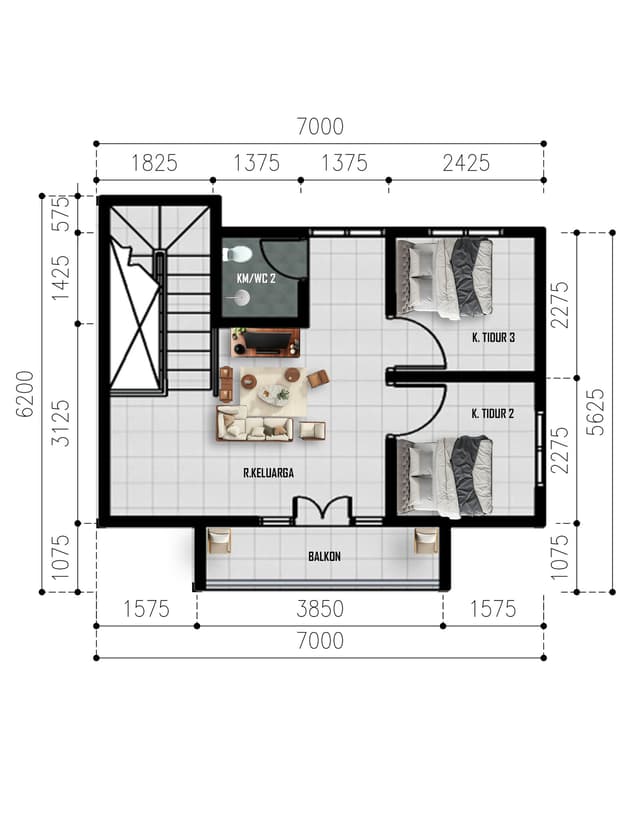 Rumah Modern 2 Lantai Kalasan – Dekat Maguwoharjo & Prambanan Rumah Modern 2 Lantai Kalasan – Dekat Maguwoharjo & Prambanan di Kabupaten Sleman — foto 3 dari 5