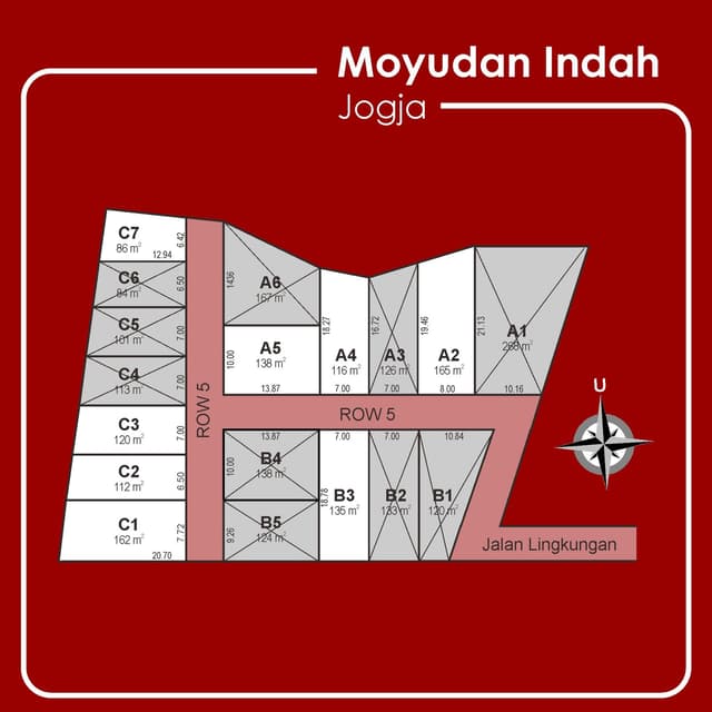 Tanah Cluster Moyudan Sleman, dekat Pasar Ngijon : Untuk Rumah Tanah Cluster Moyudan Sleman, dekat Pasar Ngijon : Untuk Rumah di Kabupaten Sleman — foto 4 dari 4