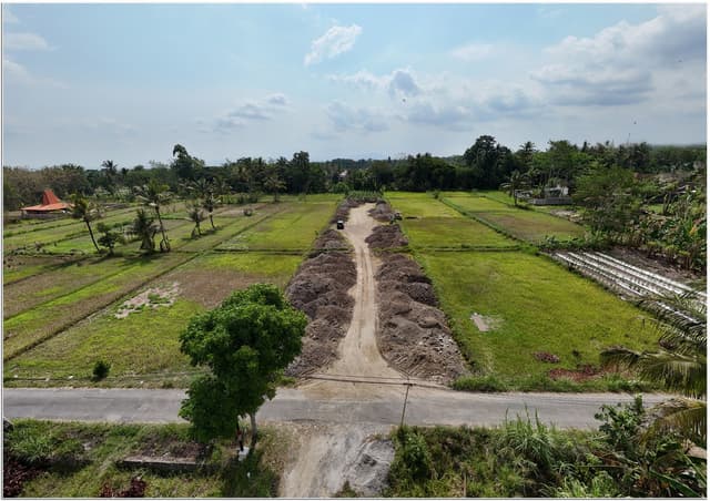 Tanah SHM di Ngaglik Sleman, view Merapi, dekat Kampus UII, cocok untuk Rumah Villa di Kabupaten Sleman — Rp 403 jt