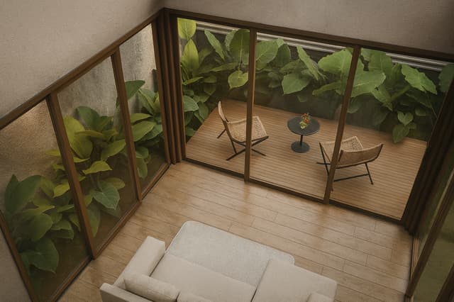 Villa Cantik Di Jalan Kaliurang km 11 View Sawah & Gunung Merapi Jogja di Kabupaten Sleman — foto 5 dari 10